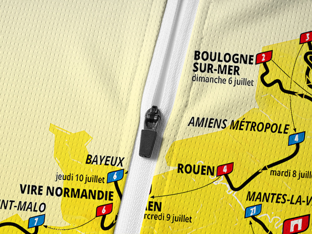 Orionride Race Route Long Sleeve Half Zipper Mountain Bike Jersey