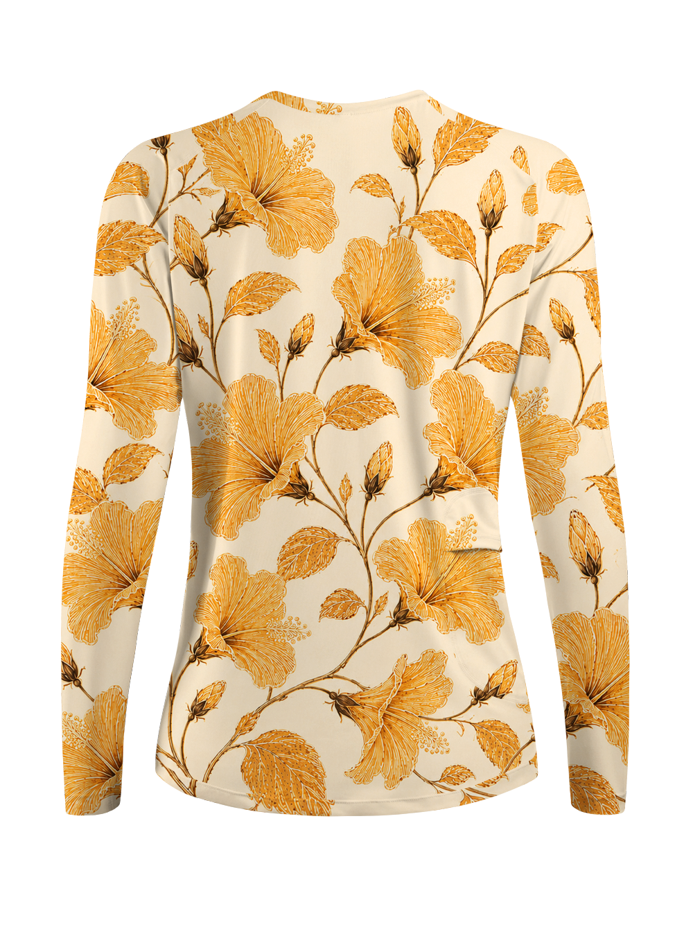 Orionride Gold Line Hibiscus Women's Quick Dry Downhill Jersey