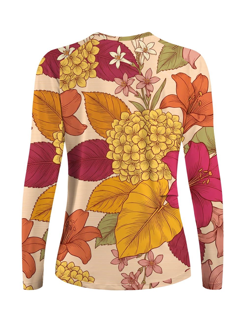 Orionride Vibrant flowers Women's Quick Dry Downhill Jersey