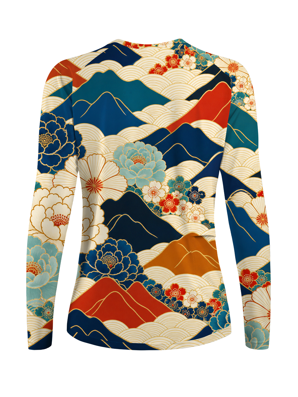 Orionride Floral Mountains Women's Quick Dry Downhill Jersey