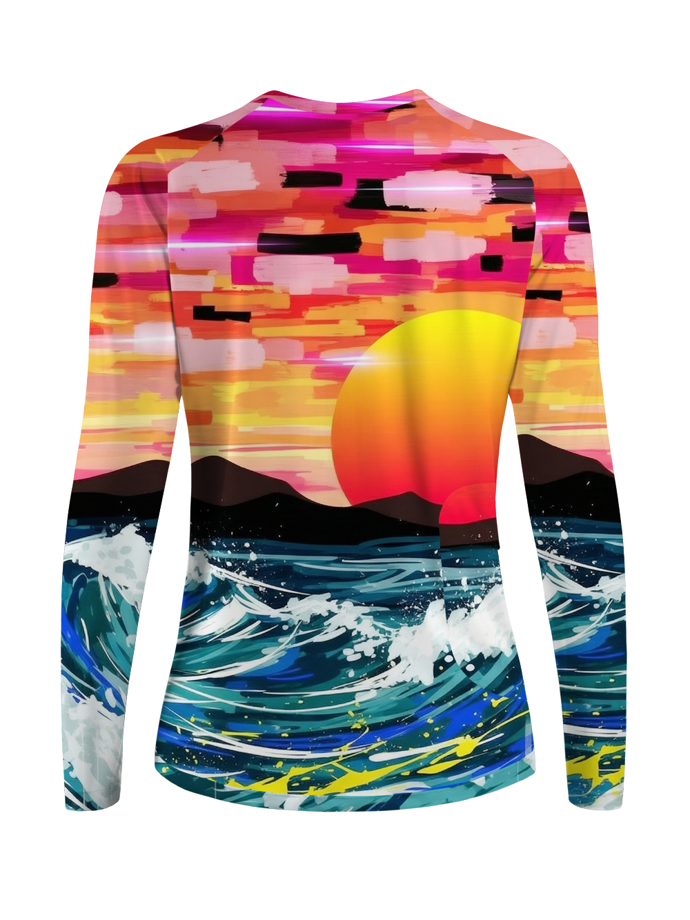 Orionride Sea Rising Sun Women's Quick Dry Downhill Jersey