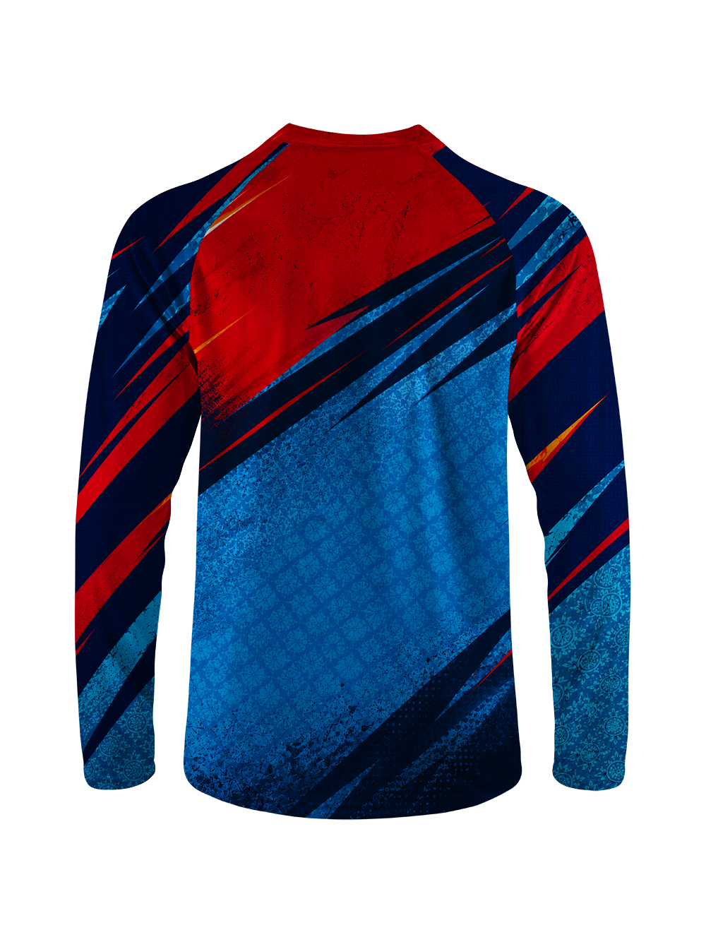 Orionride Red Speed Rush Long Sleeve Downhill Jersey