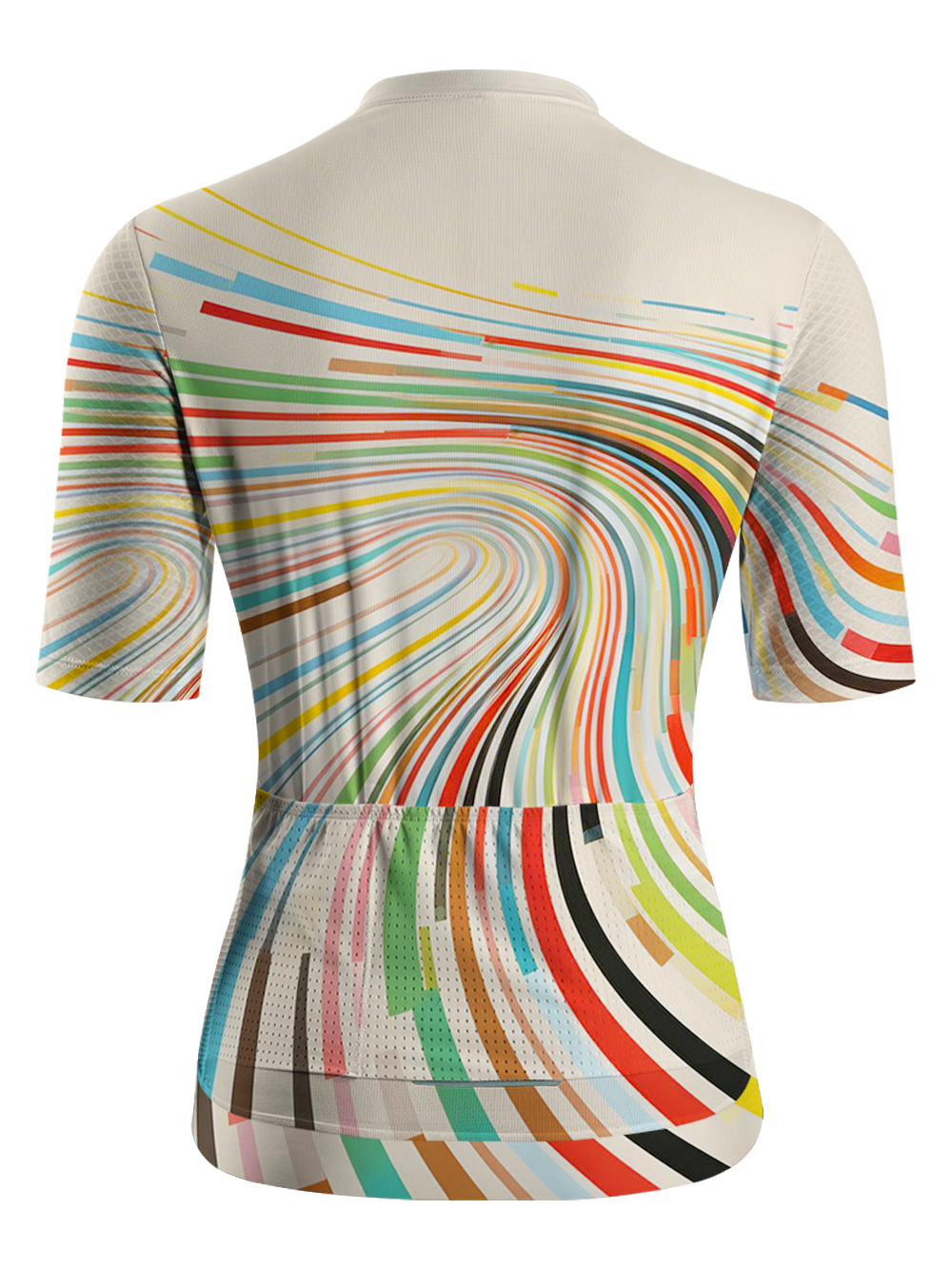 Orionride Winding Stripes Short Sleeves Women's Jersey