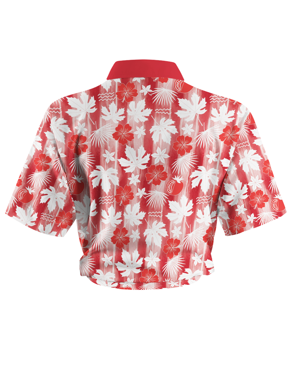 Orionride Maple Leaf Texture Zipper Pockets Ultra Lightweight Short Sleeves Women's Gravel Shirt
