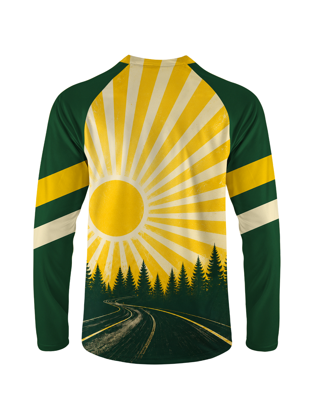 Orionride Pine Shadowed Struggle Ride Long Sleeve Downhill Jersey