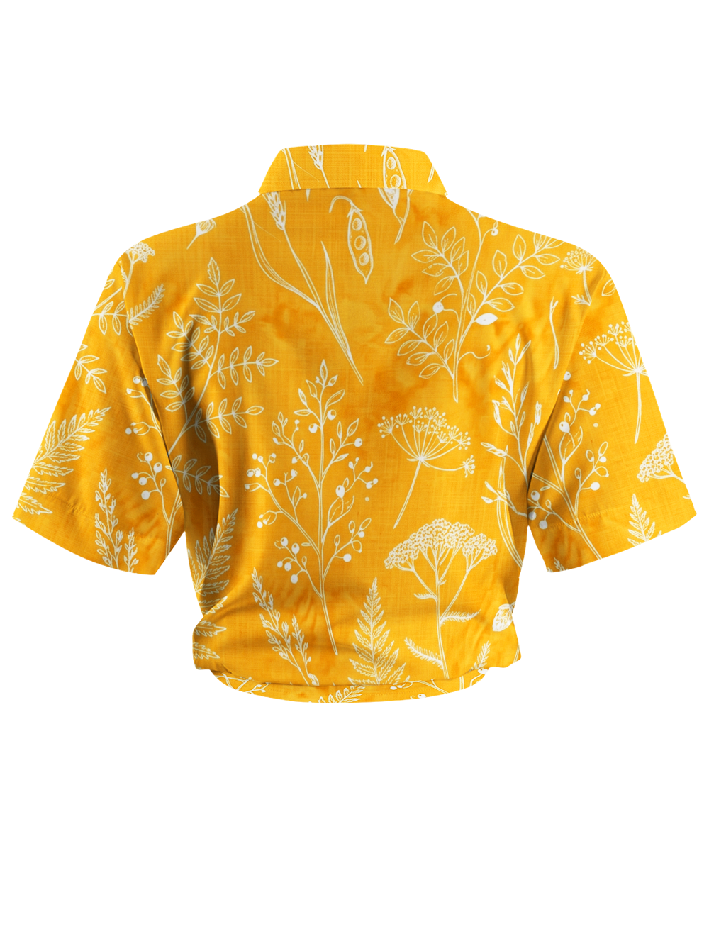 Orionride Sunny Botanical Zipper Pockets Ultra Lightweight Short Sleeves Women's Gravel Shirt