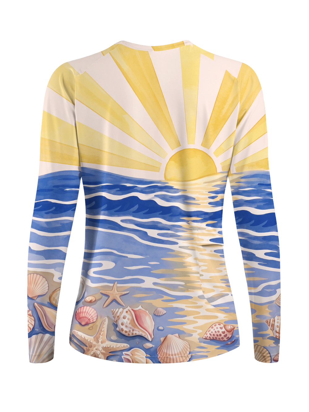 Orionride Morning Sea Shell Women's Quick Dry Downhill Jersey