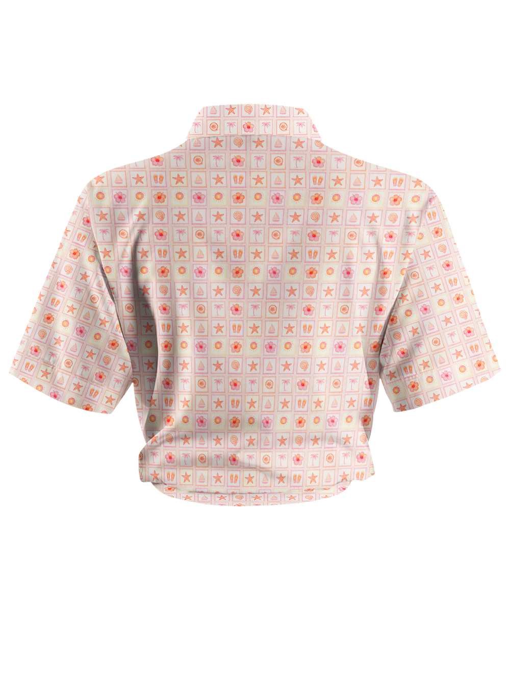 Orionride Hawaii Vacation Zipper Pockets Ultra Lightweight Short Sleeves Women's Gravel Shirt