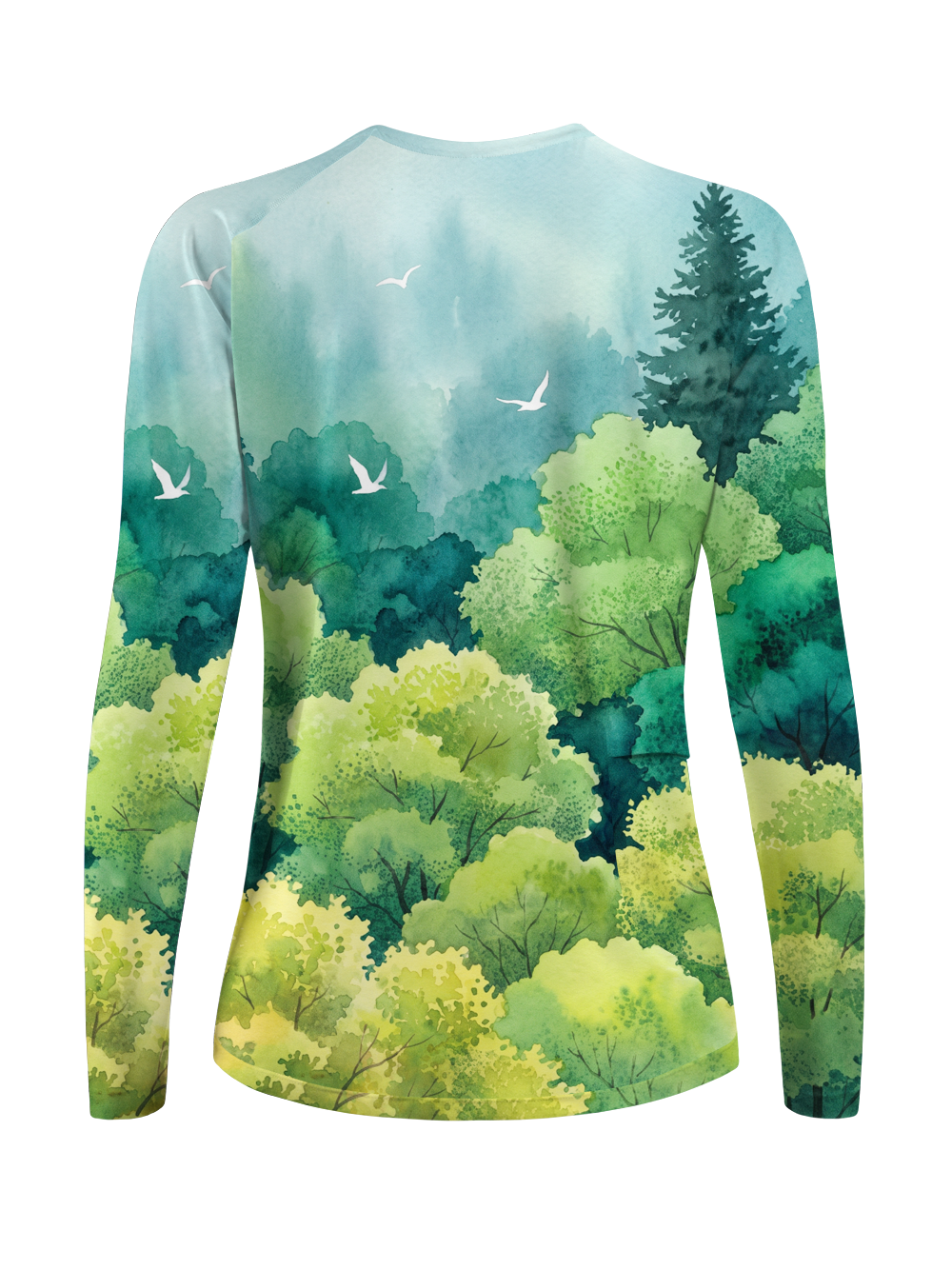 Orionride Summer Forest Birds Women's Quick Dry Downhill Jersey