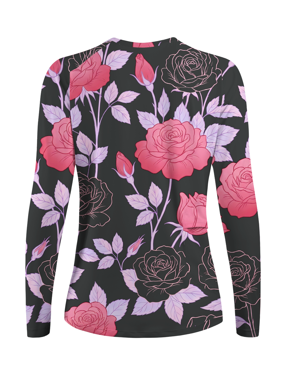 Orionride Night Twin Rose Women's Quick Dry Downhill Jersey