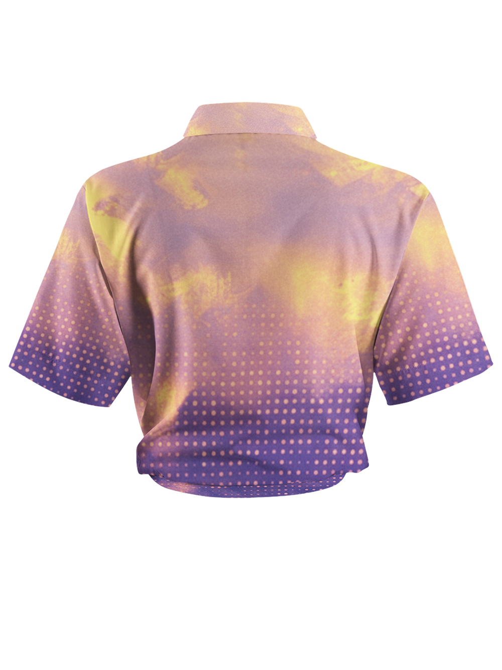 Orionride Starry Sky Dot Matrix Zipper Pockets Ultra Lightweight Short Sleeves Women's Gravel Shirt