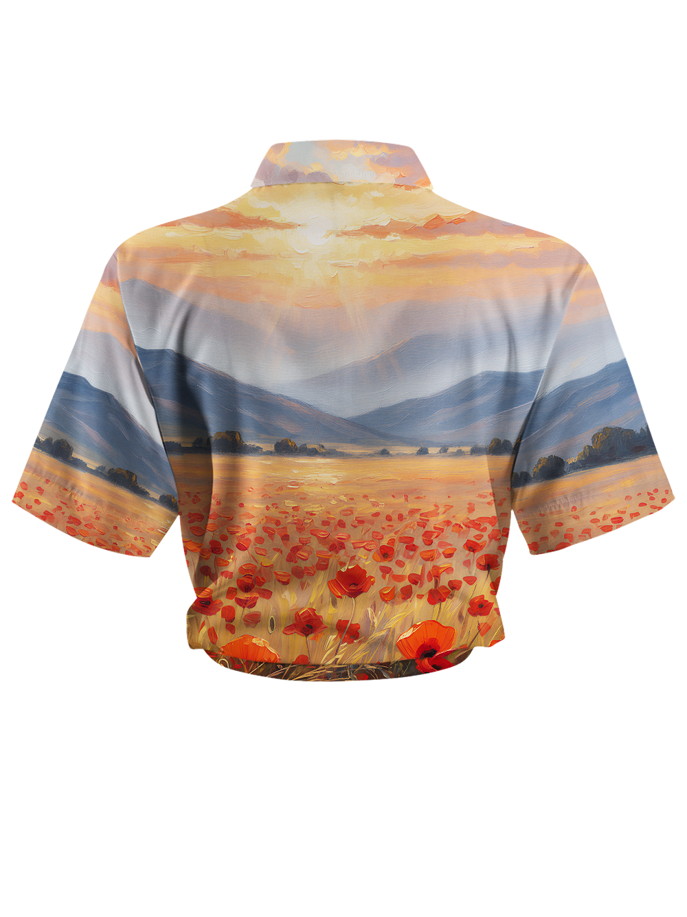 Orionride Sunset Rose Zipper Pockets Ultra Lightweight Short Sleeves Women's Gravel Shirt（副本）