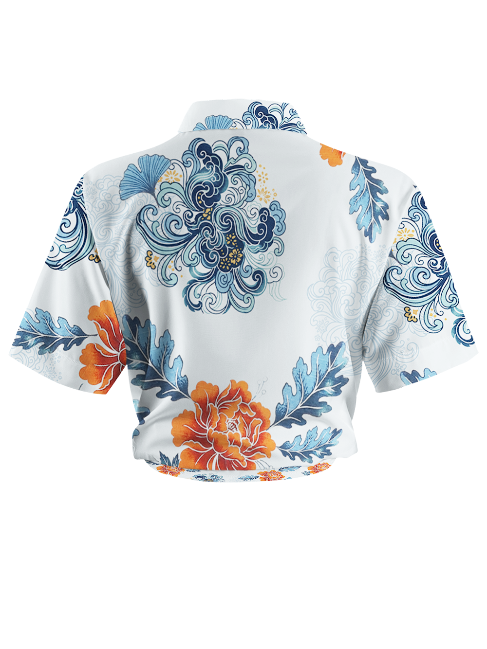 Orionride Charming Garden Zipper Pockets Ultra Lightweight Short Sleeves Women's Gravel Shirt
