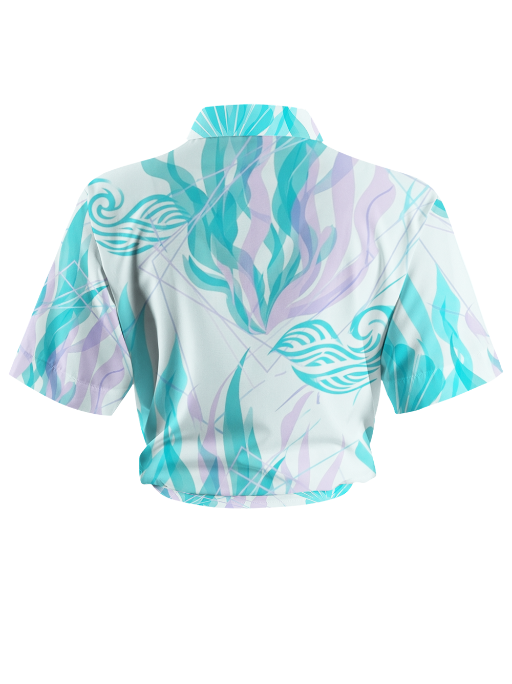 Orionride Underwater Seagrass Zipper Pockets Ultra Lightweight Short Sleeves Women's Gravel Shirt