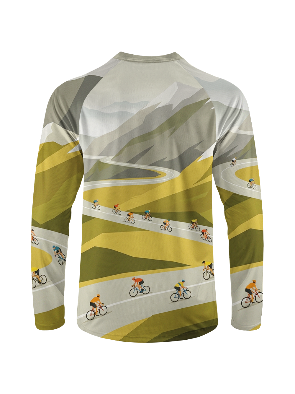 Orionride Winding Ride Peak Long Sleeve Downhill Jersey