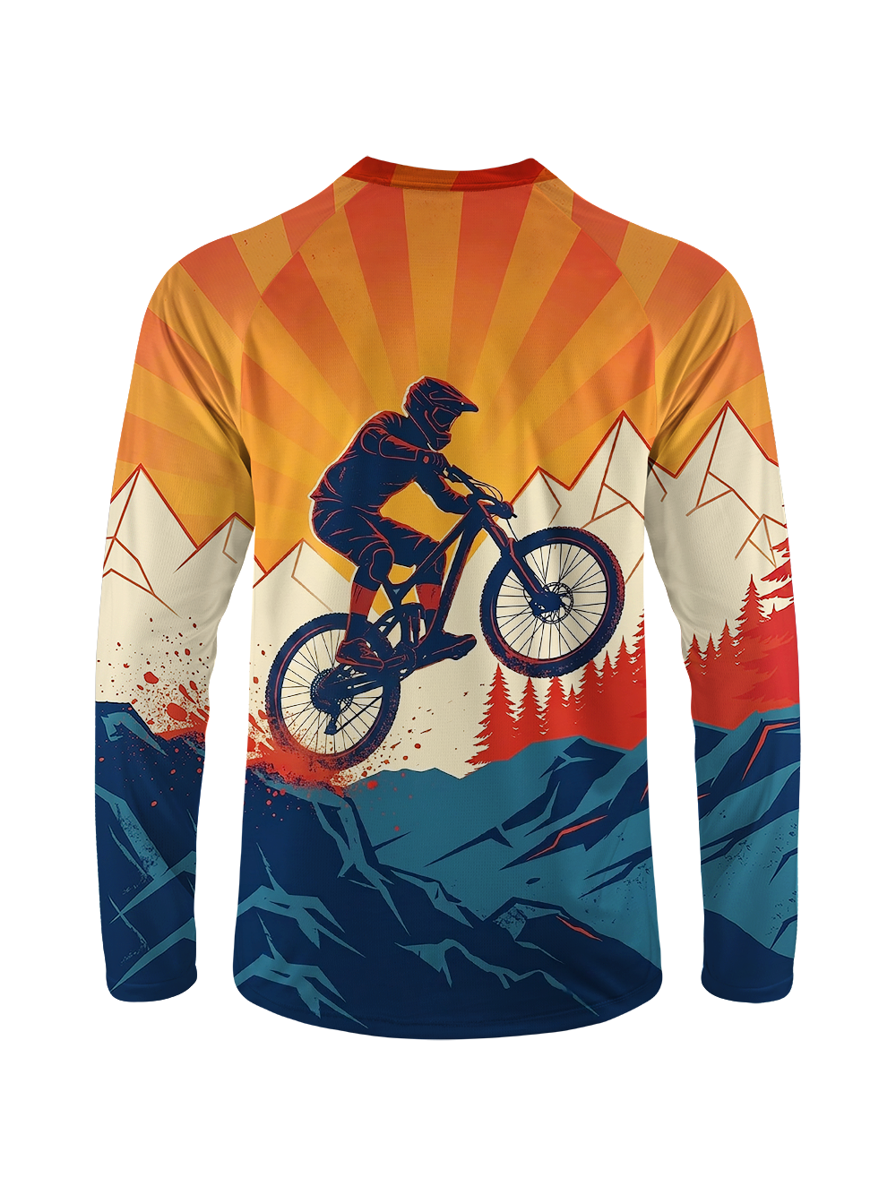 Orionride Air Jump Shadow Long Sleeve Downhill Jersey