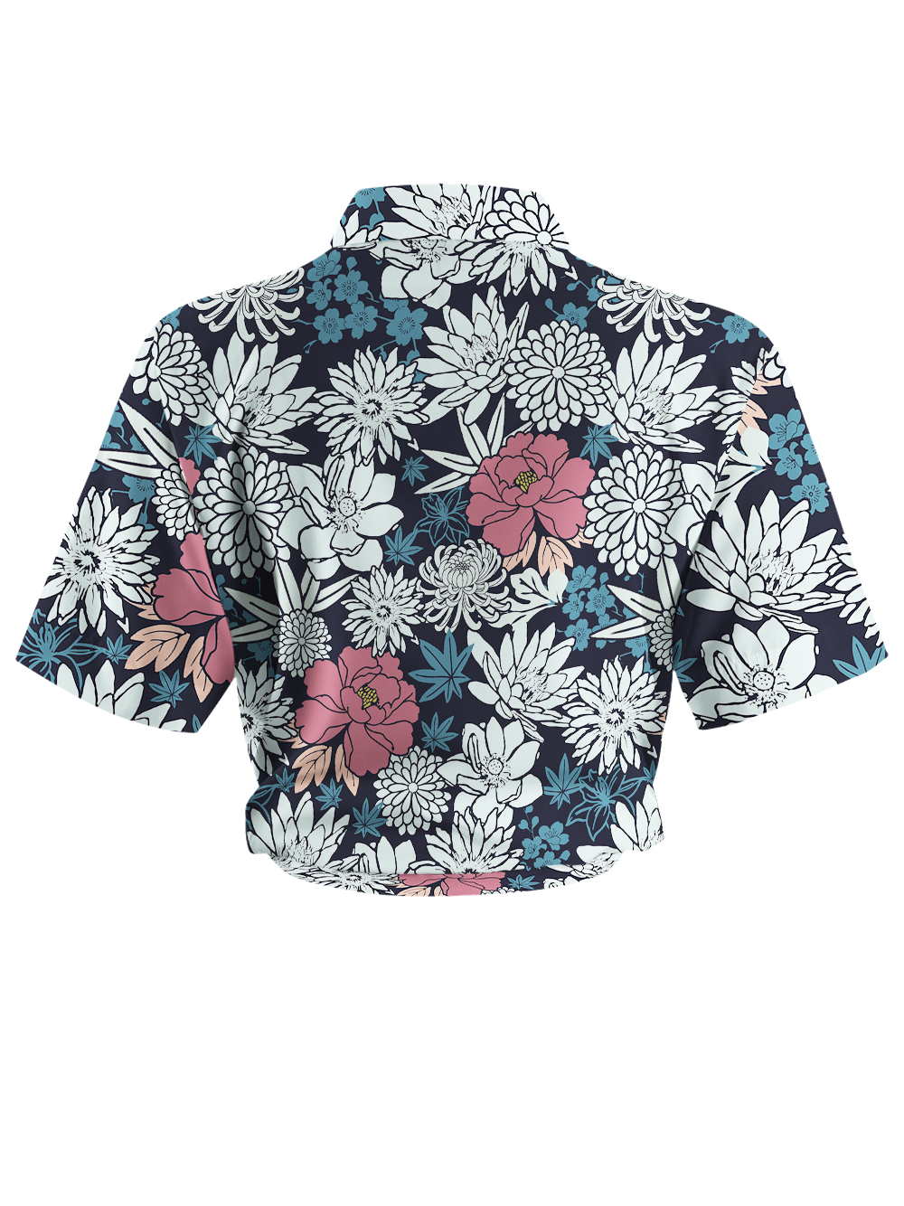 Orionride Floral Fragrance Zipper Pockets Ultra Lightweight Short Sleeves Women's Gravel Shirt