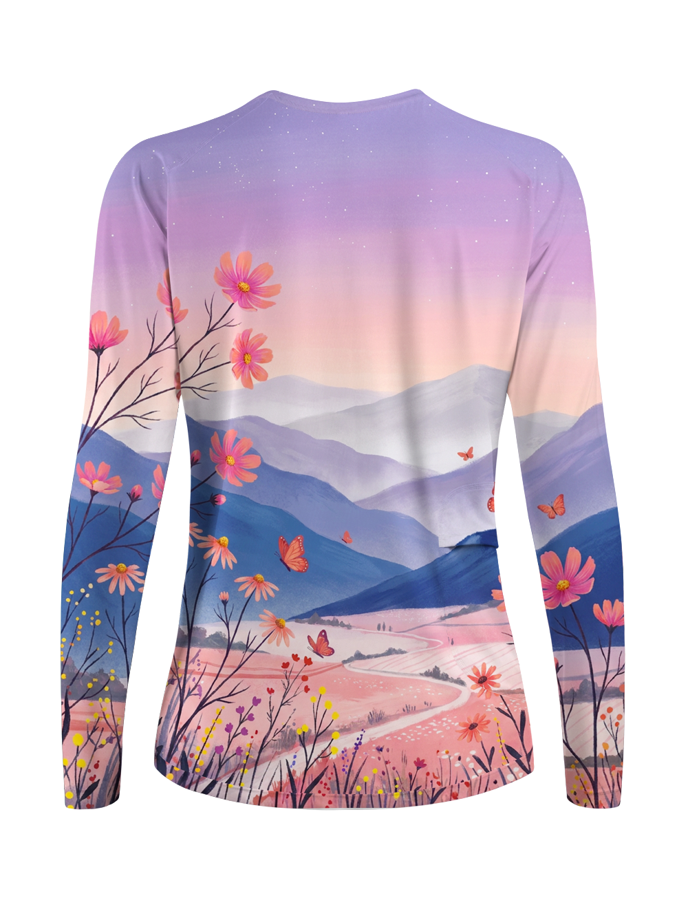 Orionride Starry Flower Valley Women's Quick Dry Downhill Jersey