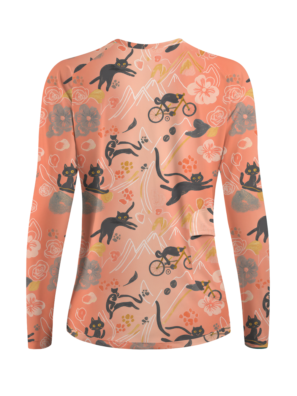 Orionride Leisurely Cat Women's Quick Dry Downhill Jersey