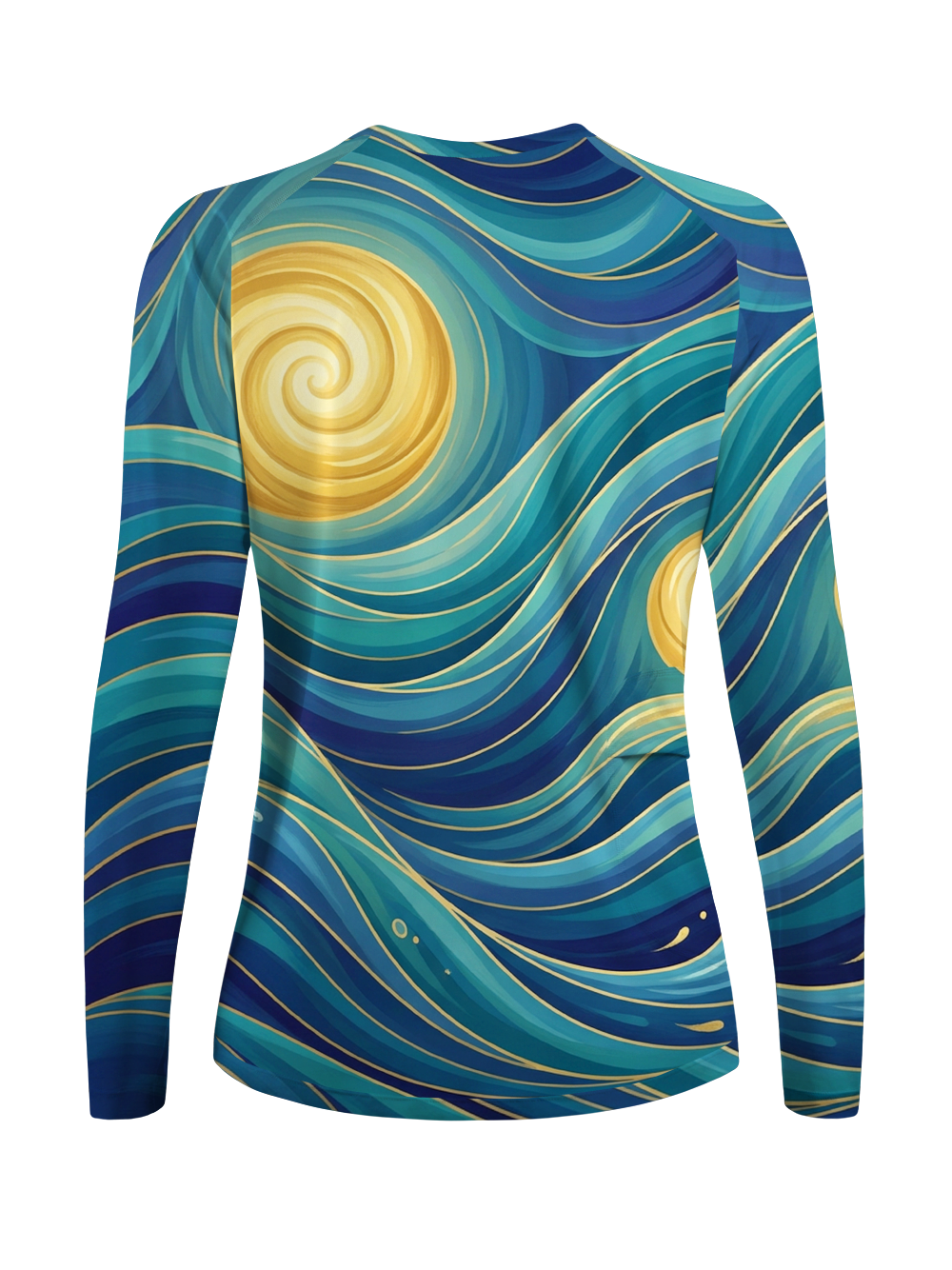 Orionride Gold Swirl Women's Quick Dry Downhill Jersey