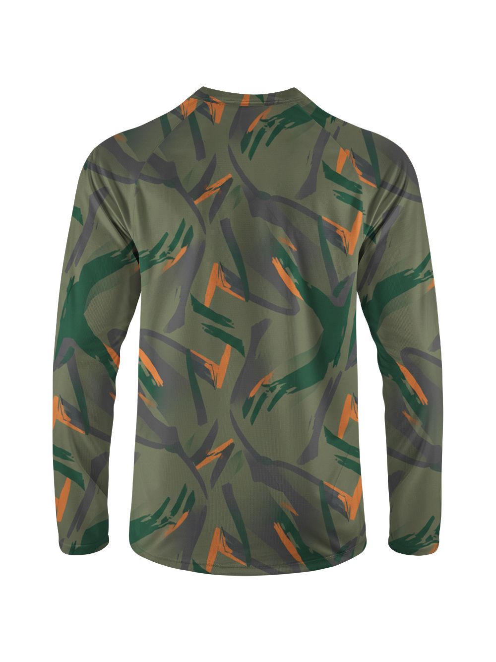 Orionride Abstract Camouflage Long Sleeve Downhill Jersey