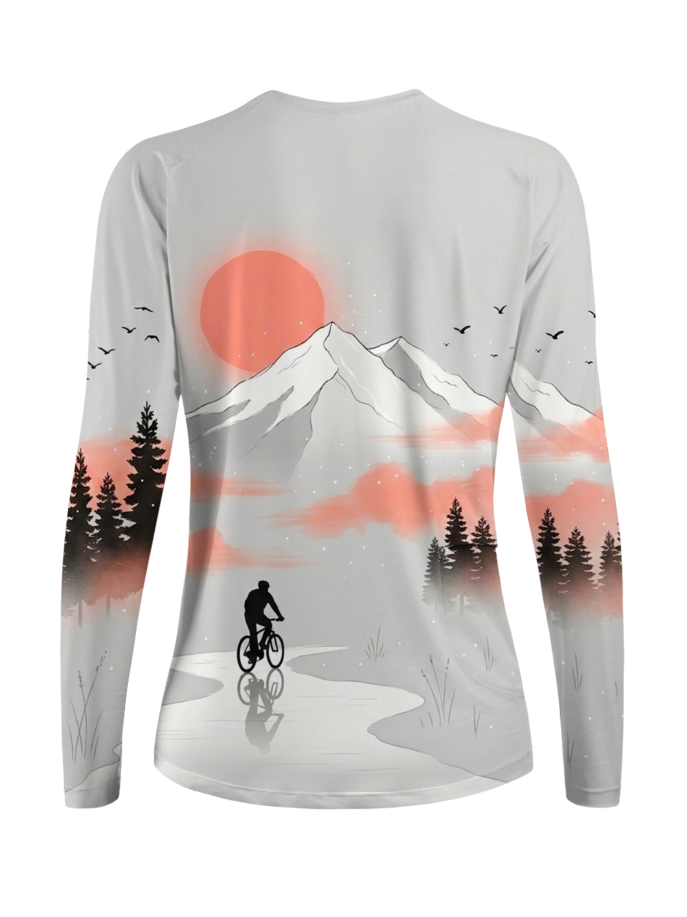 Orionride Ink-Wash Mountain Biking Women's Quick Dry Downhill Jersey