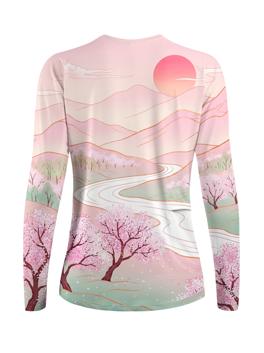 Orionride Cherry Spring Women's Quick Dry Downhill Jersey