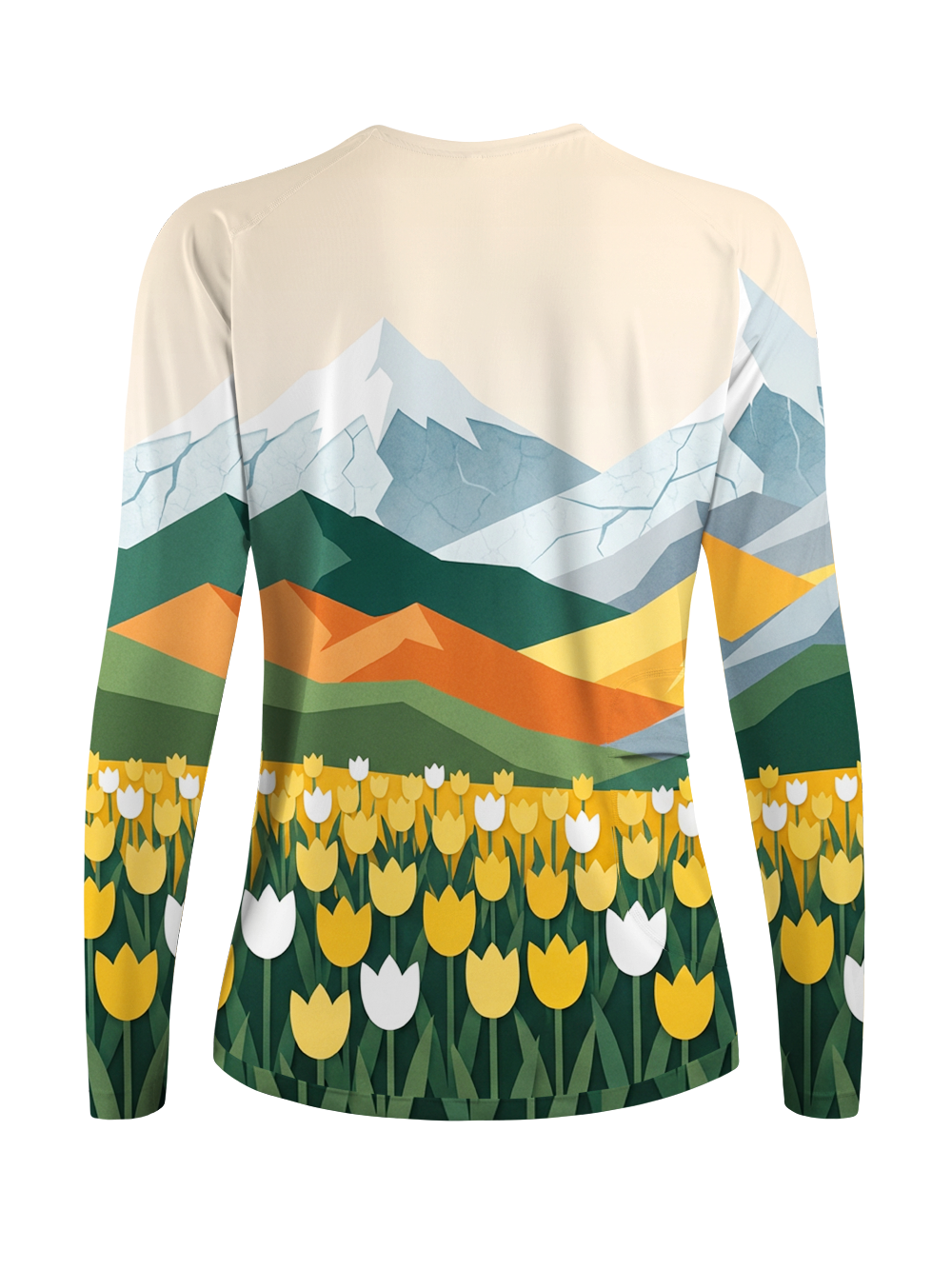 Orionride Geometric Spring Field Women's Quick Dry Downhill Jersey
