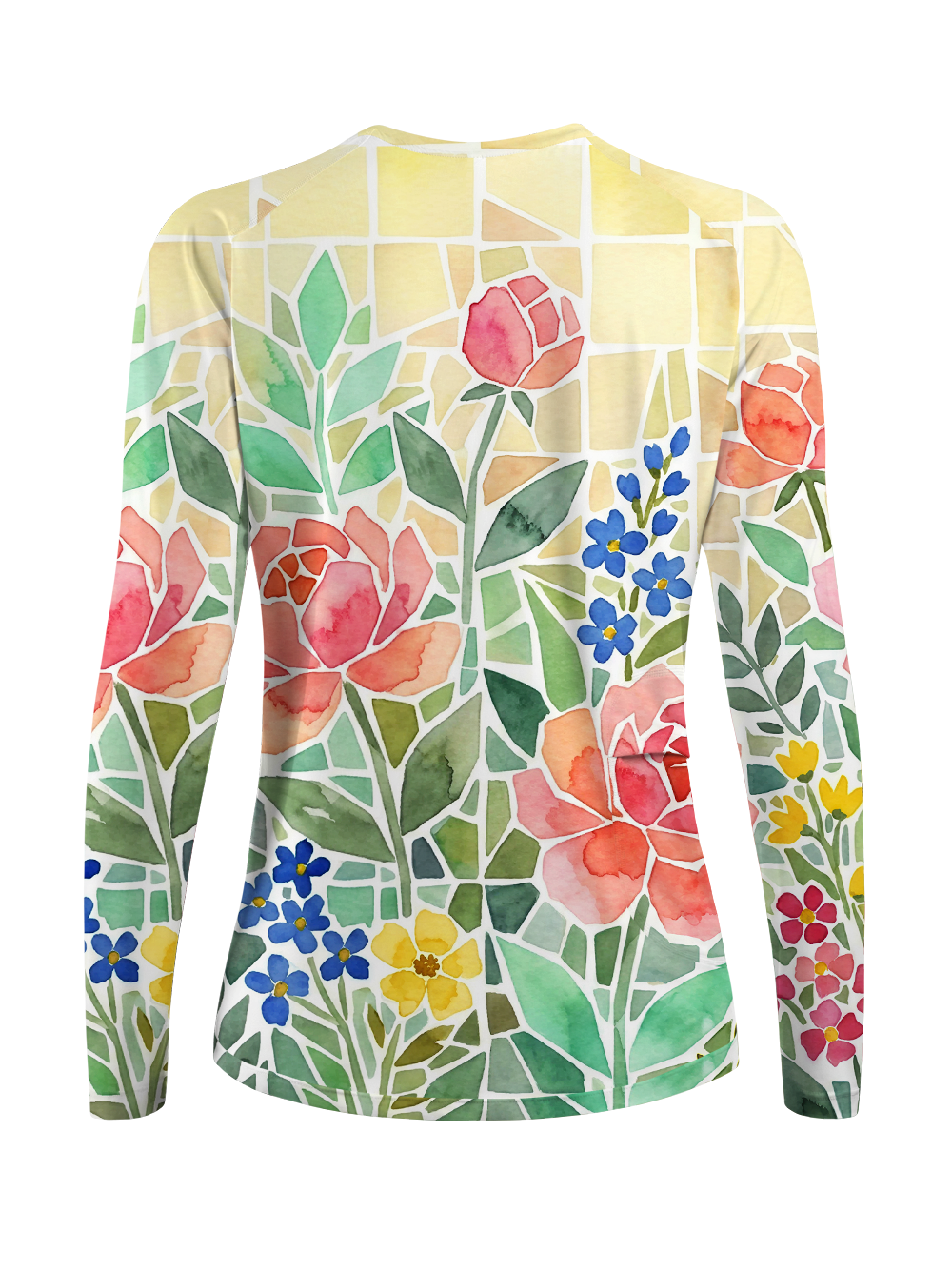 Orionride Floral Mosaic Women's Quick Dry Downhill Jersey