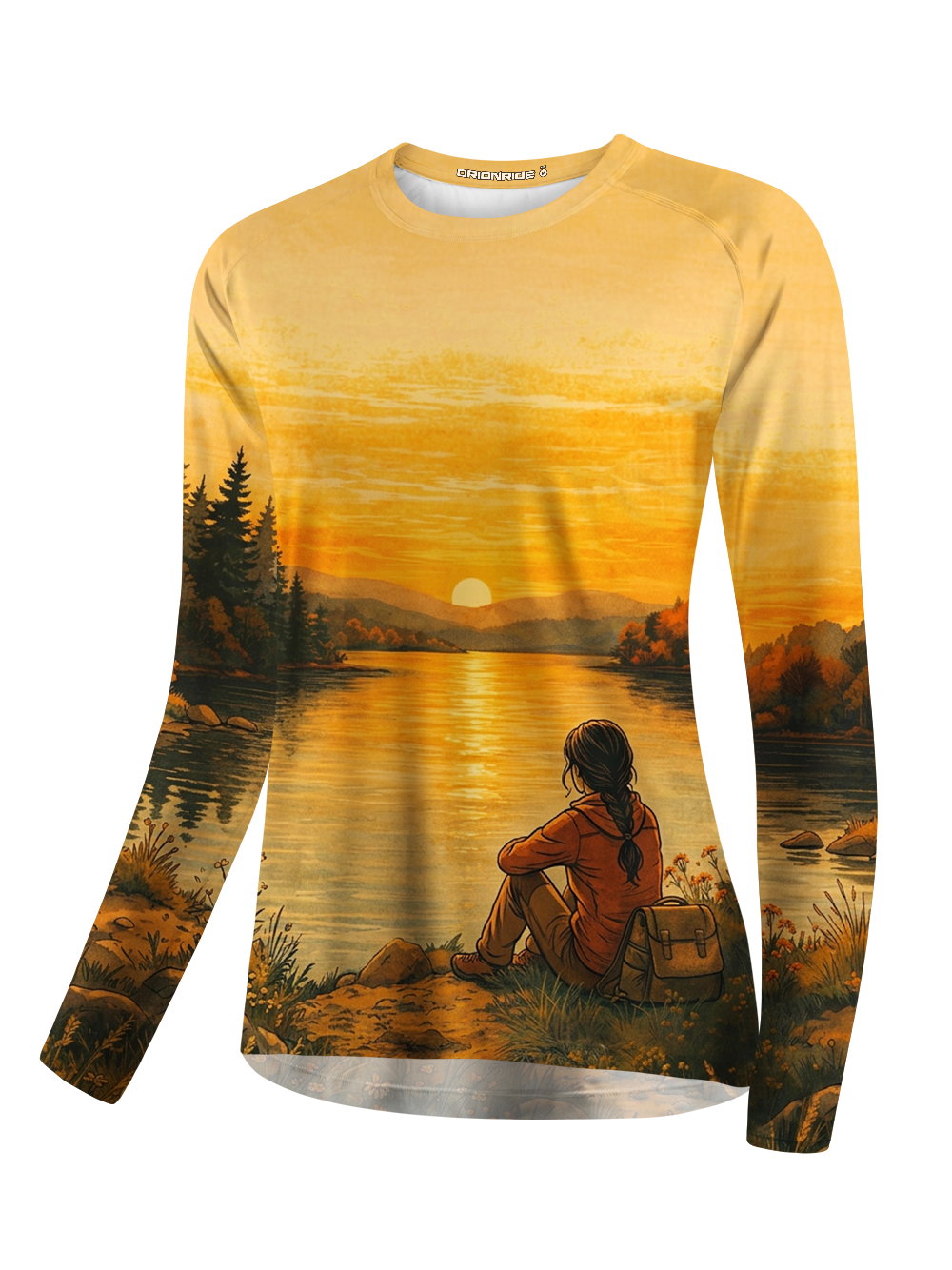 Orionride Calm Lake Surface Women's Quick Dry Downhill Jersey