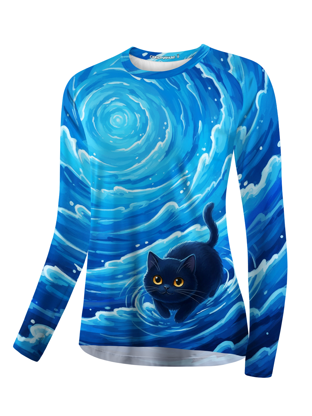 Orionride Ocean Whirlpool Women's Quick Dry Downhill Jersey
