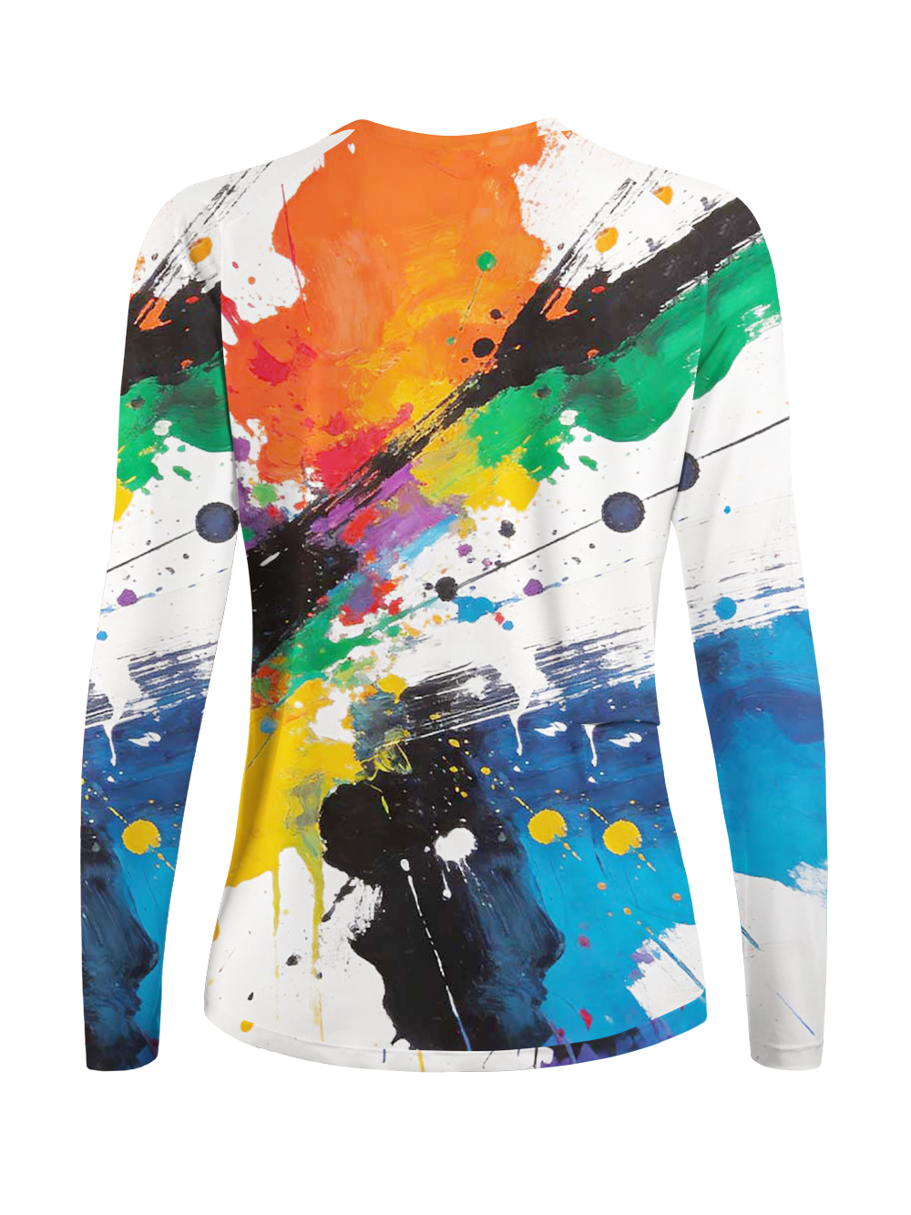Orionride Color Splatter Ink Women's Quick Dry Downhill Jersey