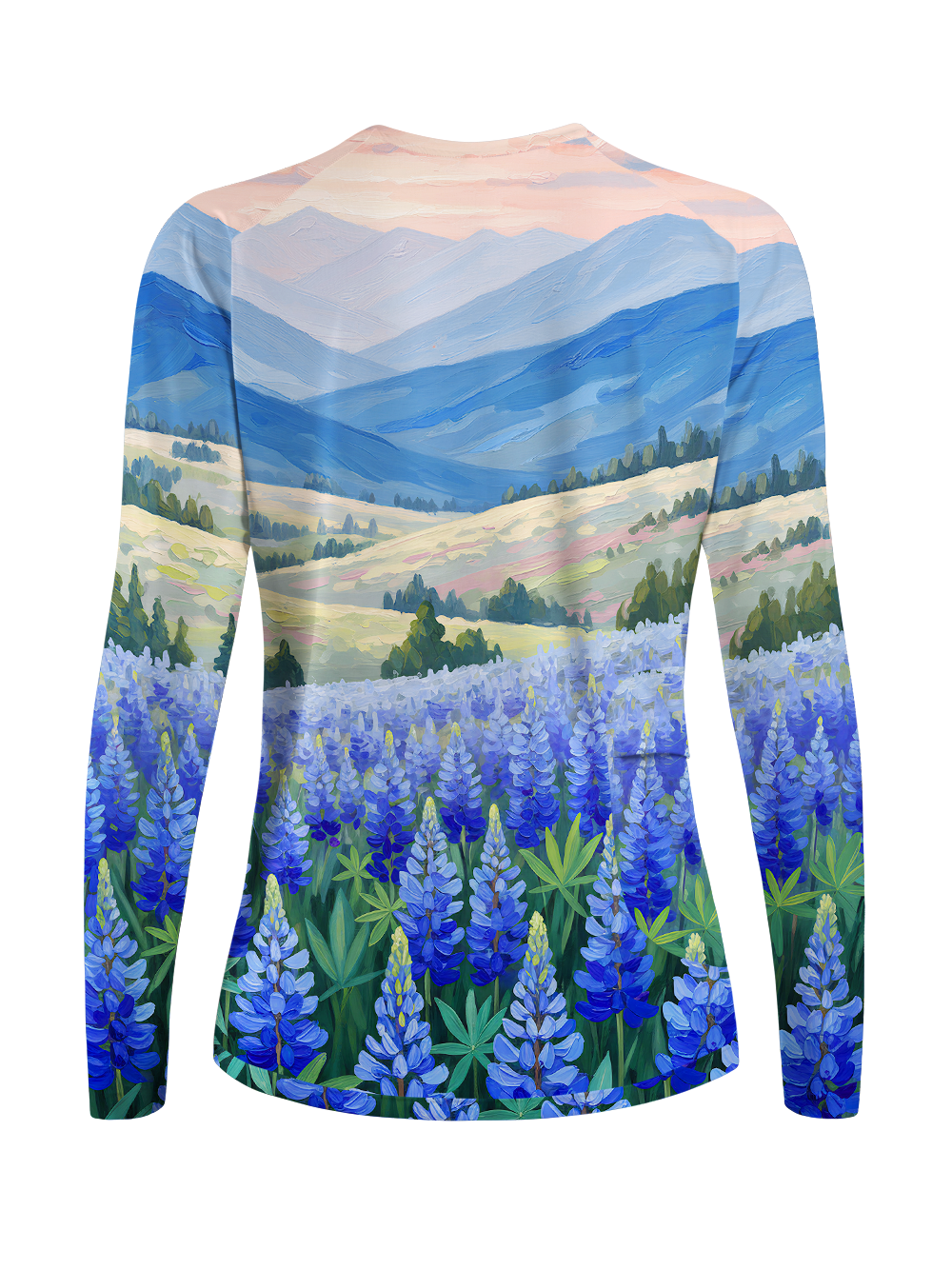 Orionride Lavender Fields Women's Quick Dry Downhill Jersey