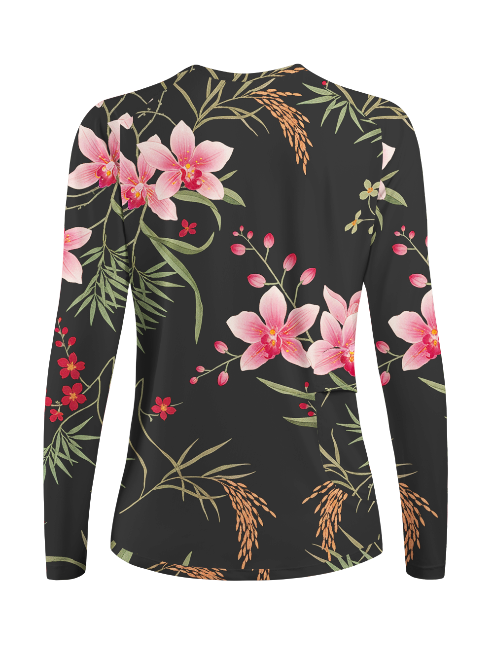 Orionride Pink Hibiscus Women's Quick Dry Downhill Jersey