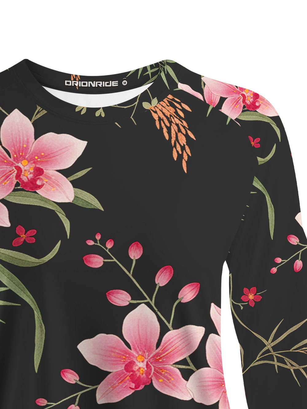 Orionride Pink Hibiscus Women's Quick Dry Downhill Jersey