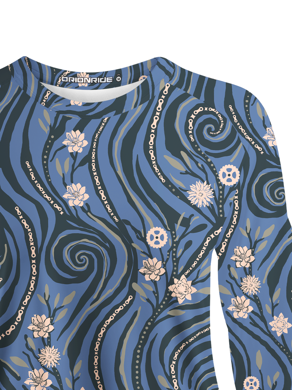 Orionride Chain Vine Flowers Women's Quick Dry Downhill Jersey