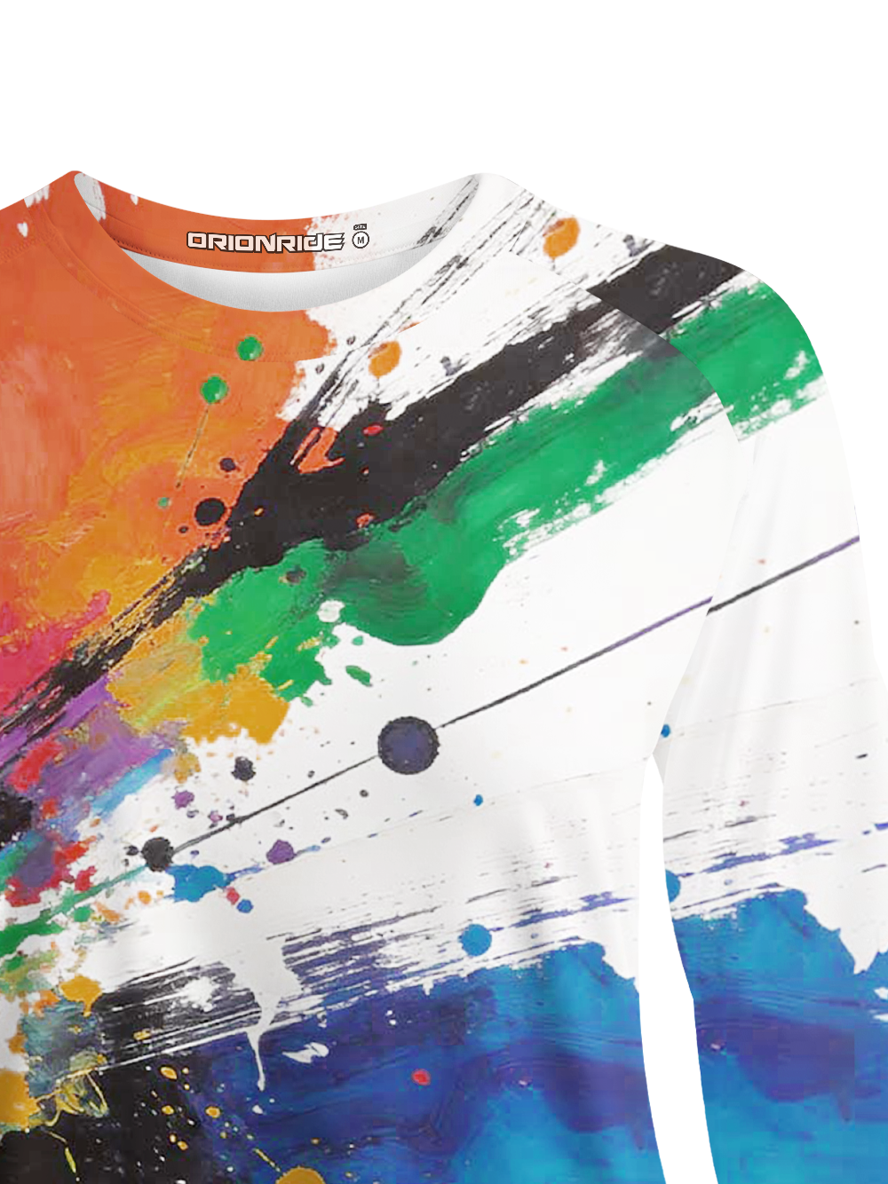 Orionride Color Splatter Ink Women's Quick Dry Downhill Jersey