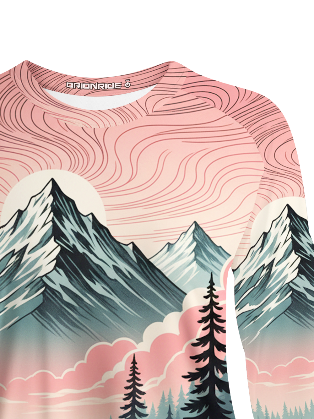 Orionride Pink Sky Women's Quick Dry Downhill Jersey