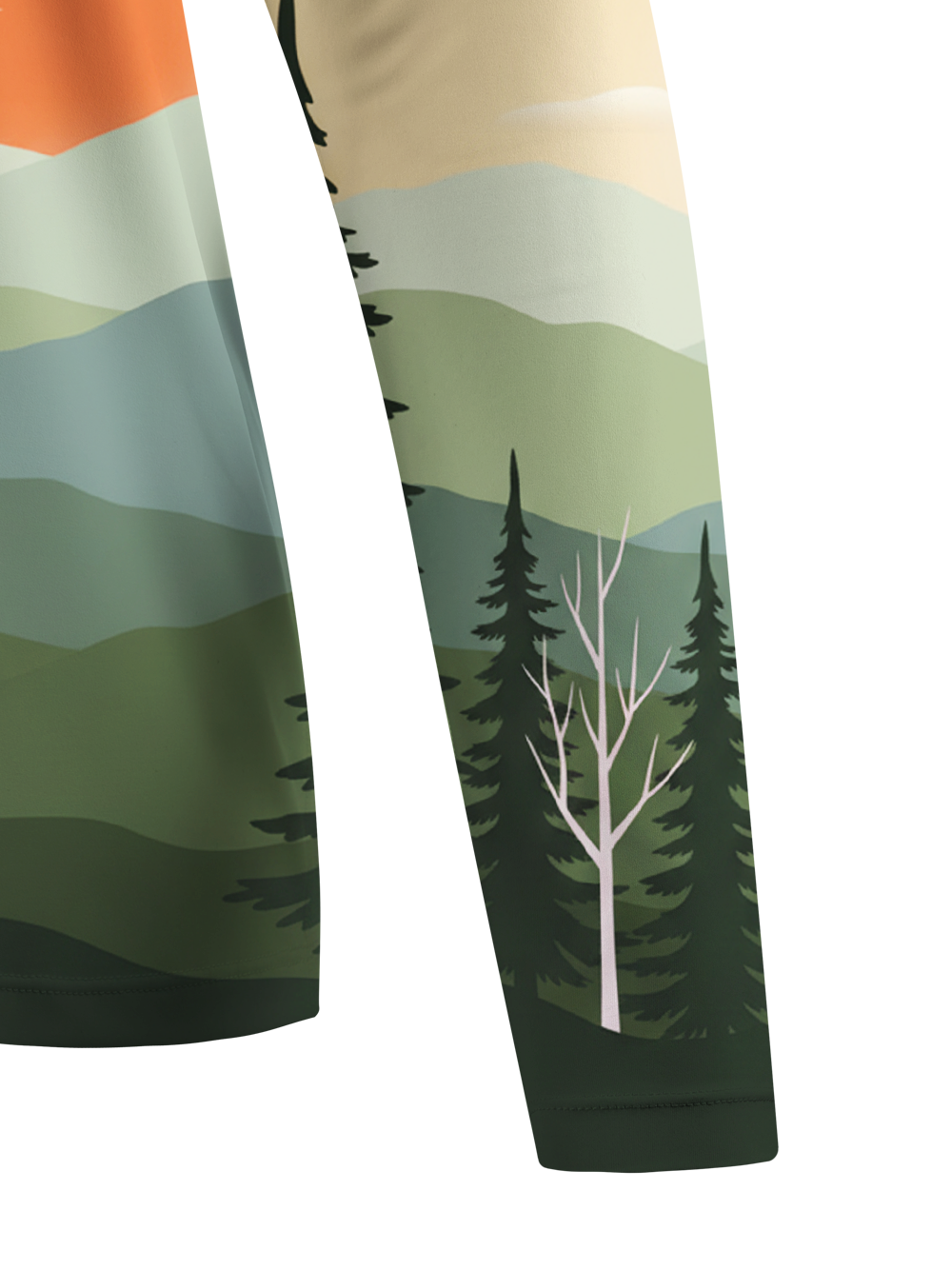 Orionride Mountain Sunset Women's Quick Dry Downhill Jersey
