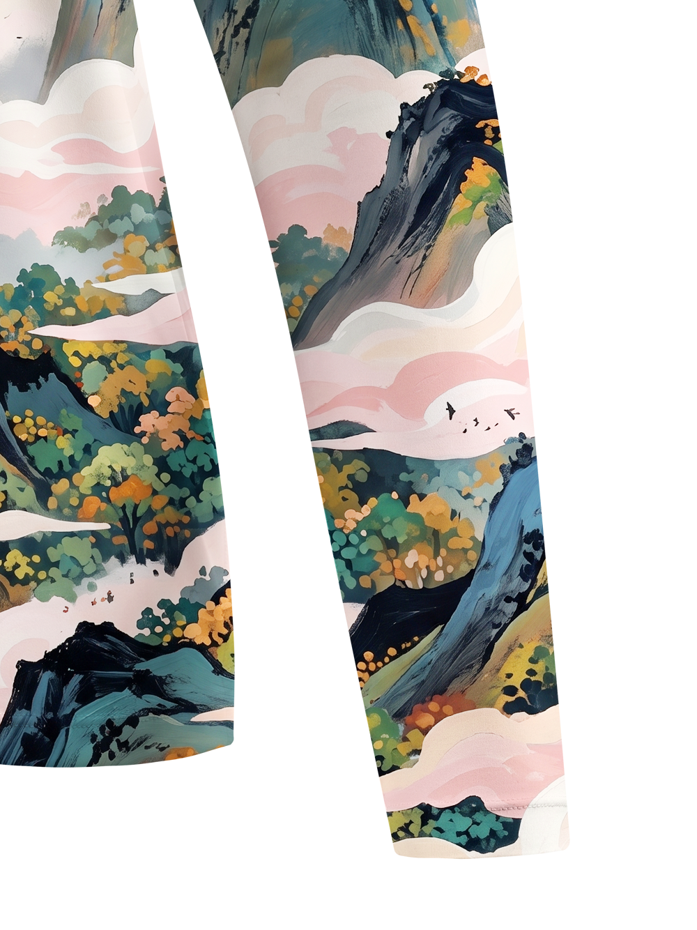 Orionride Oil Painting Of Mountains Women's Quick Dry Downhill Jersey