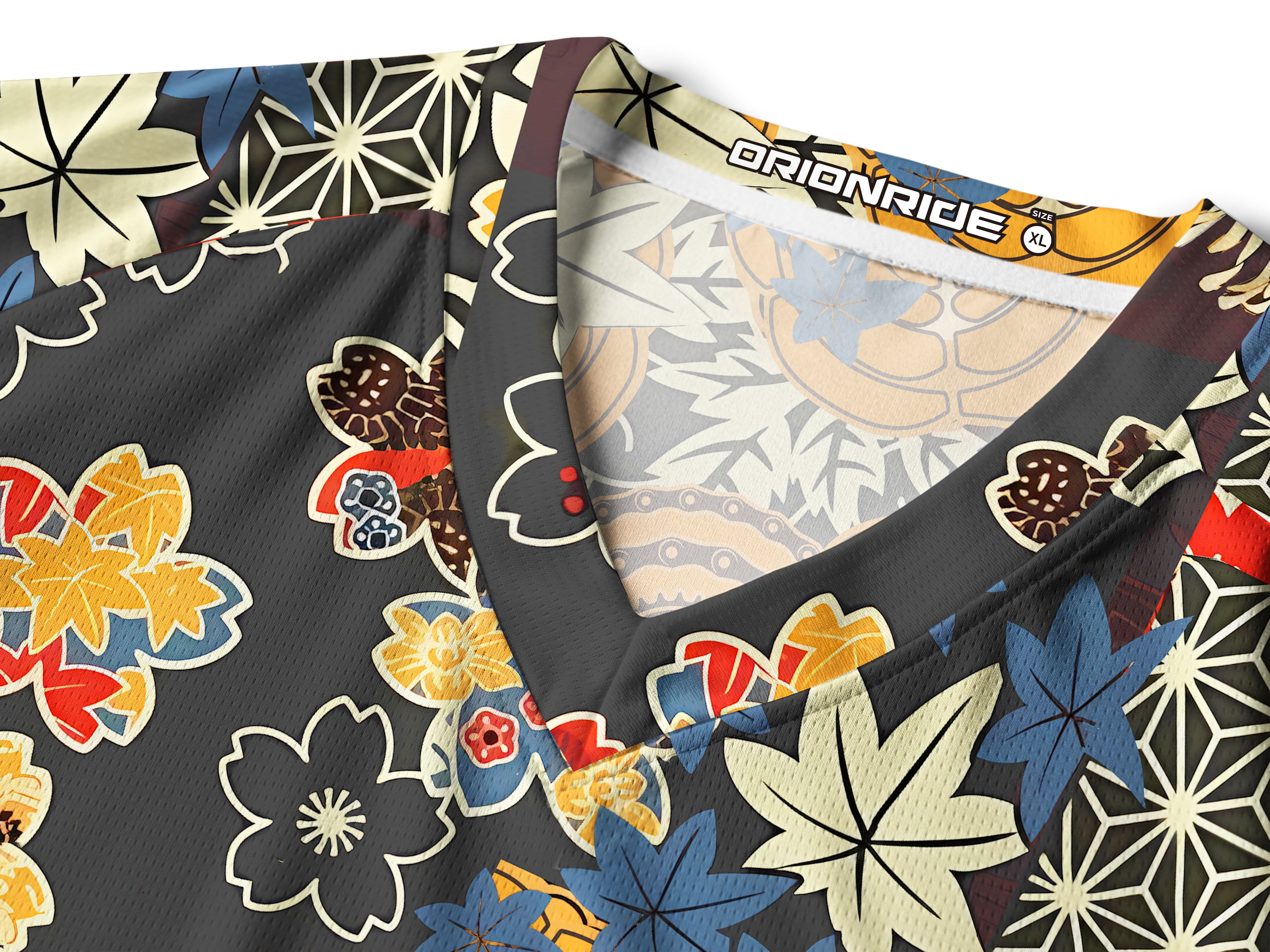 Orionride Unique Gear Flower Long Sleeve Downhill Jersey