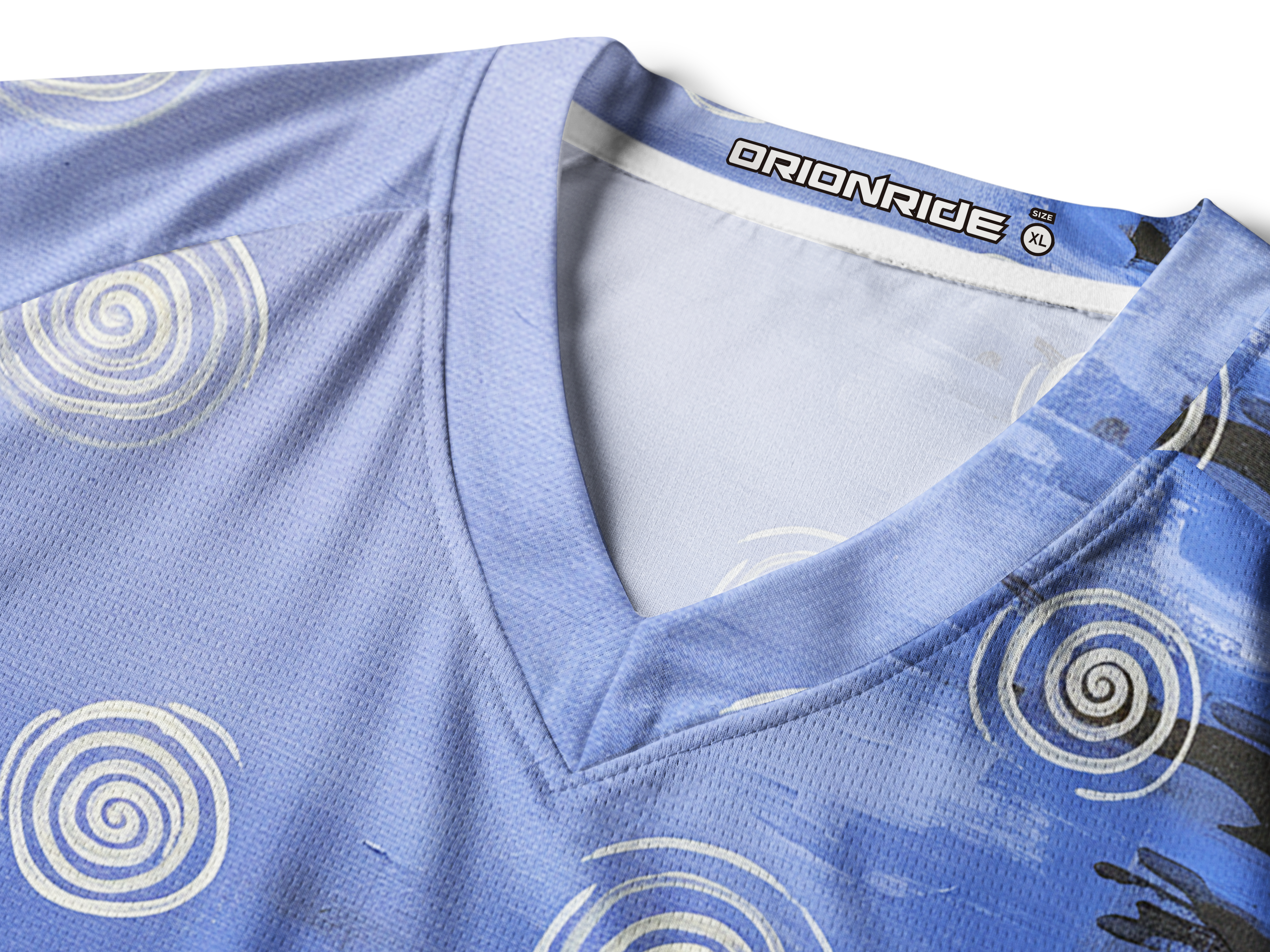 Orionride Oil Painting Vortex Long Sleeve Downhill Jersey