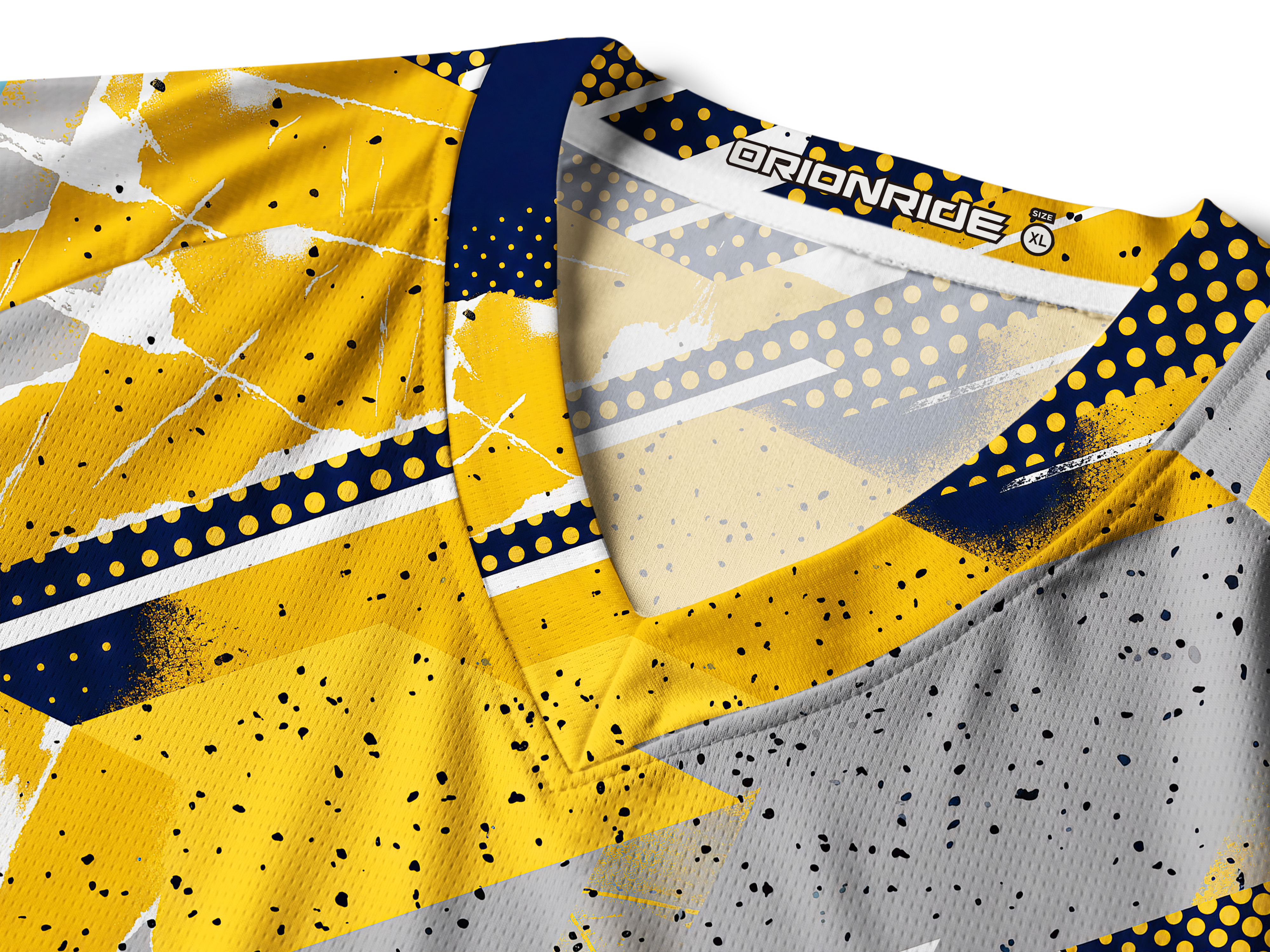 Orionride Halftone Dots Long Sleeve Downhill Jersey