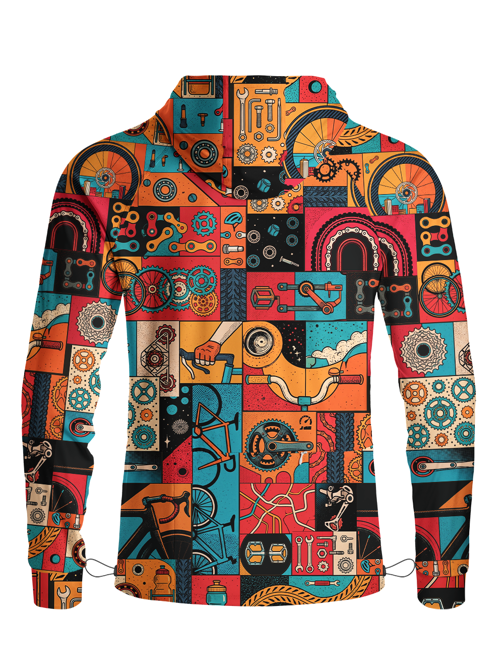 Orionride Exploration And Freedom Long Sleeve Cycling Hoodie Shirt