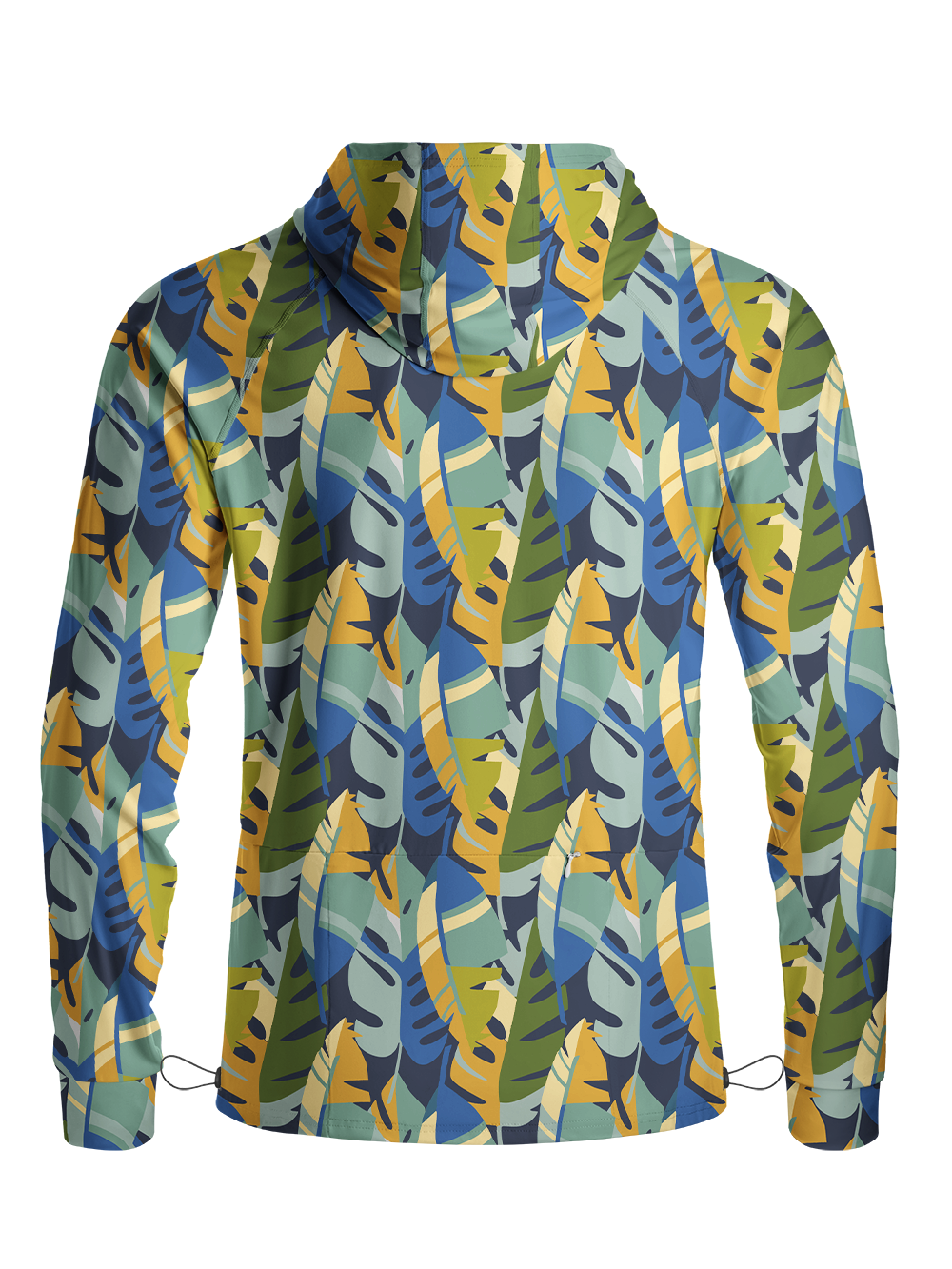 Orionride Spectacular Leaves Long Sleeve Cycling Hoodie Shirt