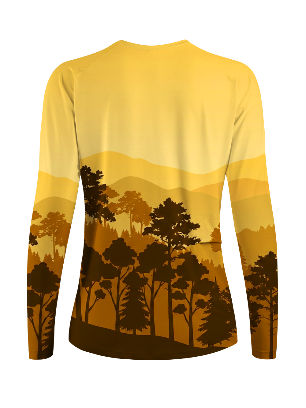 Orionride Warm Tree Fall Women's Quick Dry Downhill Jersey