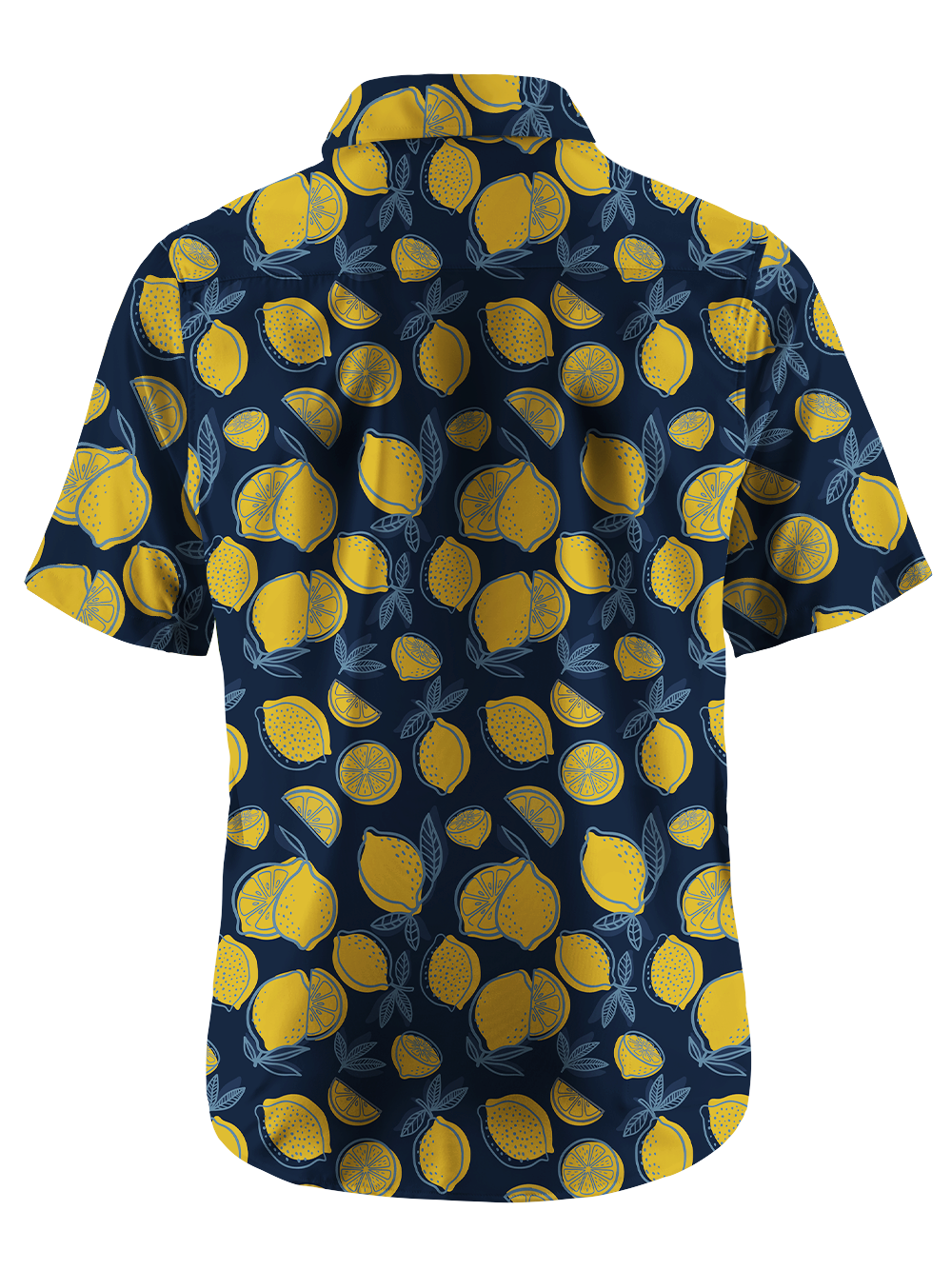 Orionride Lemon Night Zipper Pockets Ultra Lightweight Short Sleeves Gravel Shirt