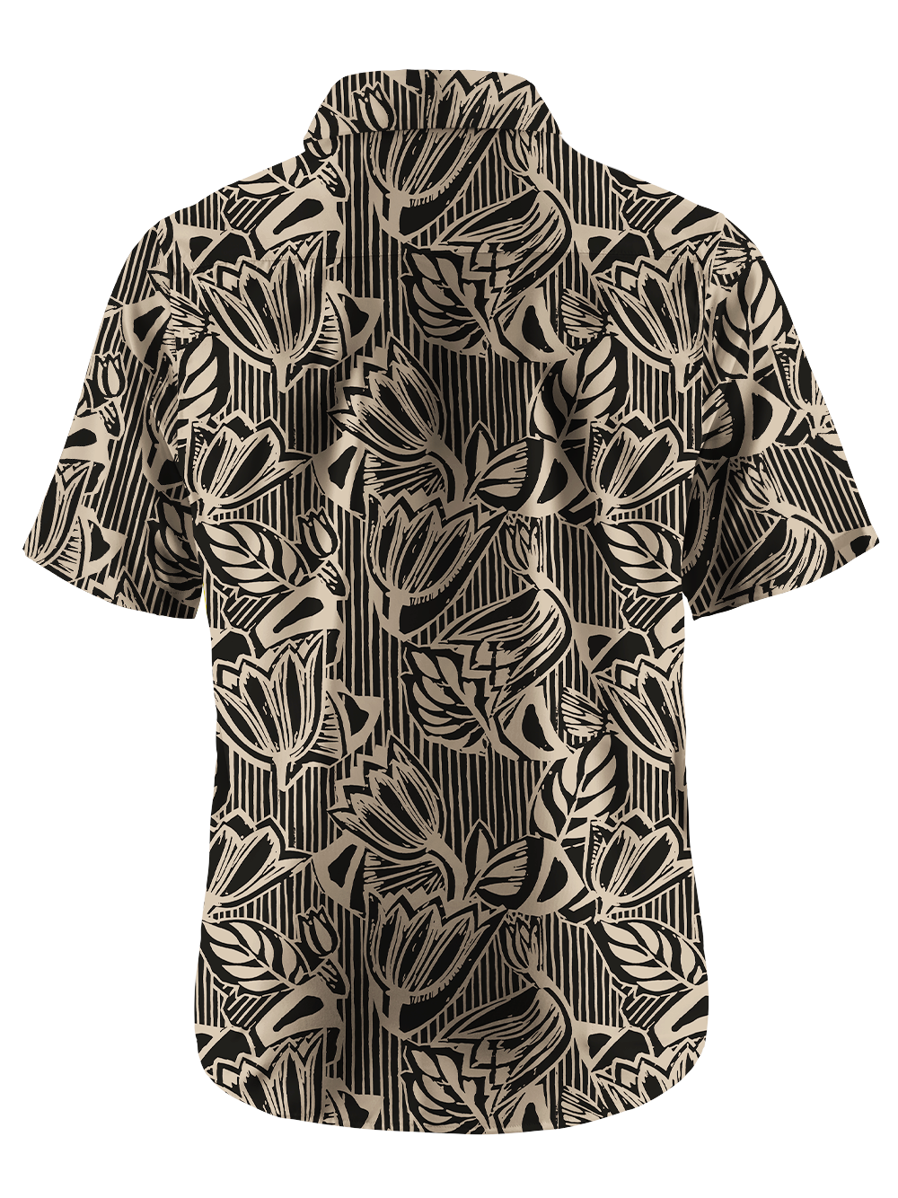 Orionride Line Carved Tulip Zipper Pockets Ultra Lightweight Short Sleeves Gravel Shirt