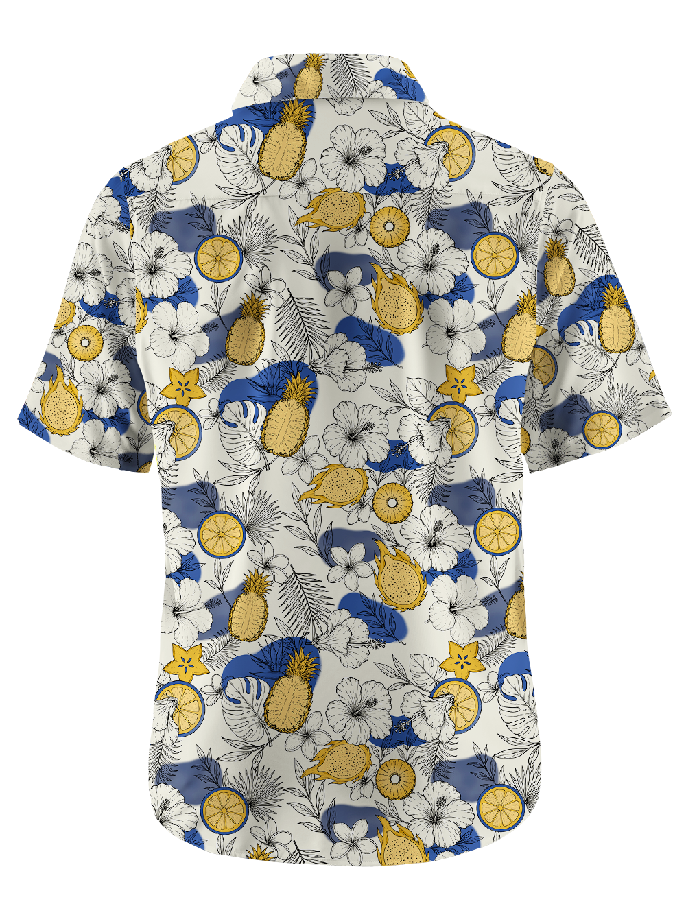 Orionride Summer Fruit Code Zipper Pockets Ultra Lightweight Short Sleeves Gravel Shirt