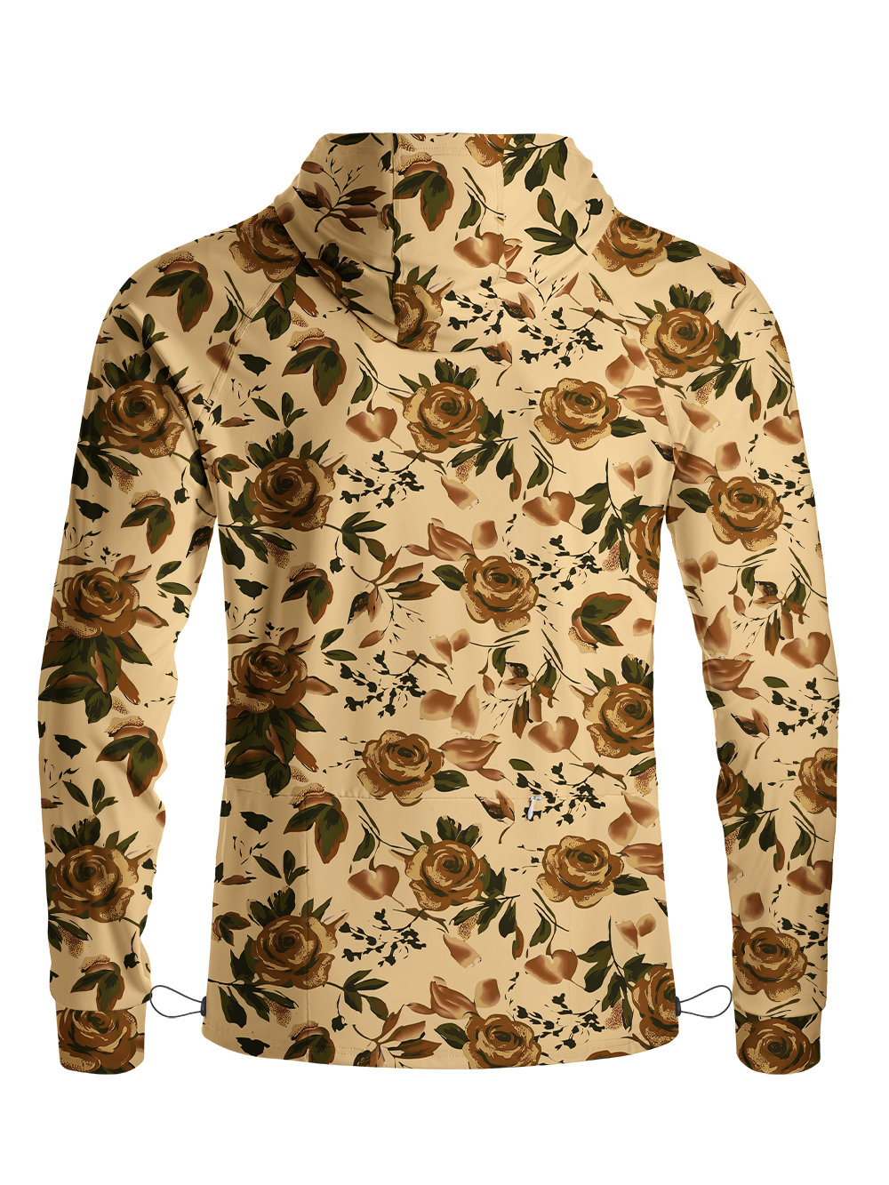 Orionride Midnight Roses Long Sleeve Cycling Hoodie Shirt